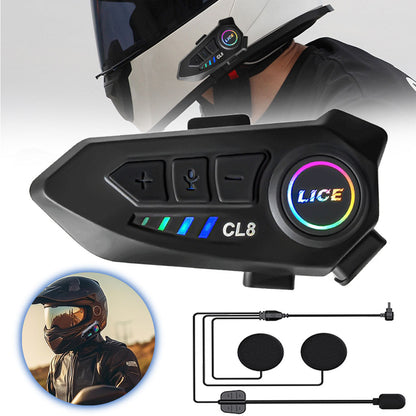 Microphone Casque Moto Sans Fil CL8 Bluetooth 5.3 avec Réduction Intelligente du Bruit – ميكروفون لاسلكي لسائقي الدراجات النارية - تنزوت