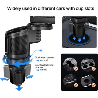 Plateau extensible 4 en 1 avec support de téléphone pour voiture – حامل أغراض ومشروبات في السيارة تنزوت