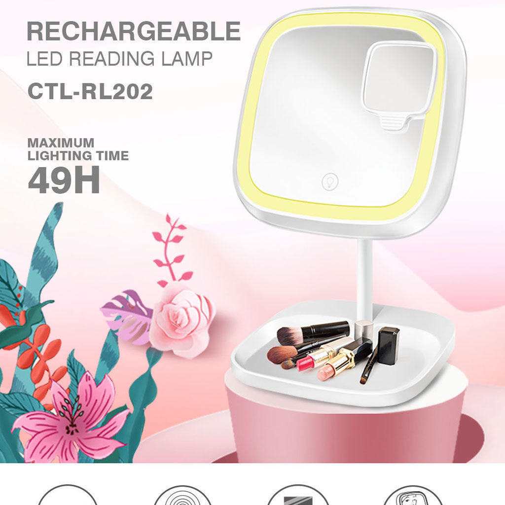 Lontor Lampe Miroir De Maquillage Avec Eclairage Rechargeable تنزوت