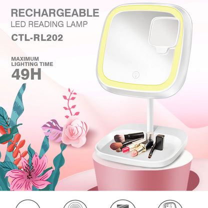 Lontor Lampe Miroir De Maquillage Avec Eclairage Rechargeable تنزوت