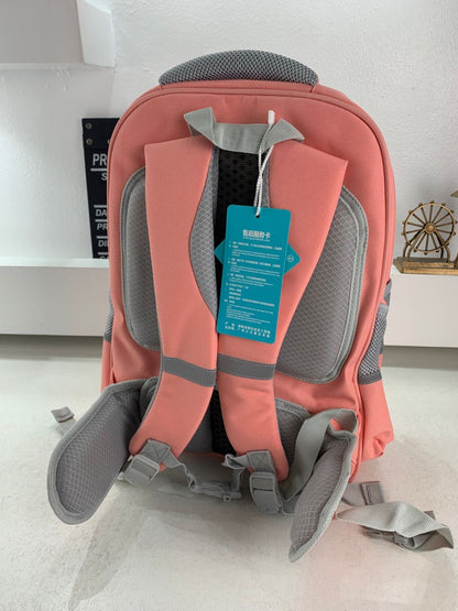 Sac à Dos Scolaire Orthopédique pour Enfants X-SHUAIQI Rose – محفظة مدرسية للأطفال وردي تنزوت