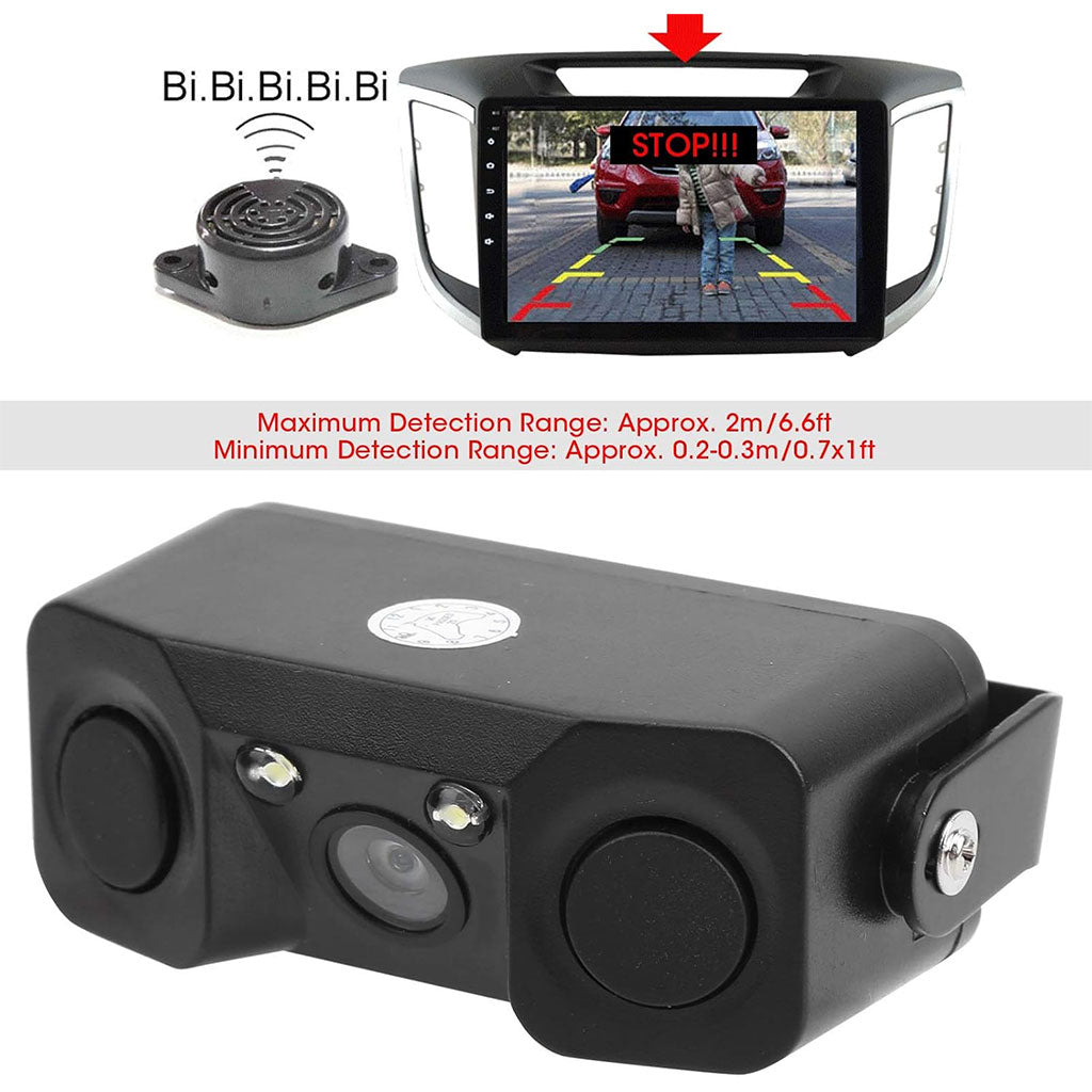 Kit de caméra de recule avec double capteur de de stationnement – كاميرة خلفية مع رادارات خلفية - تنزوت