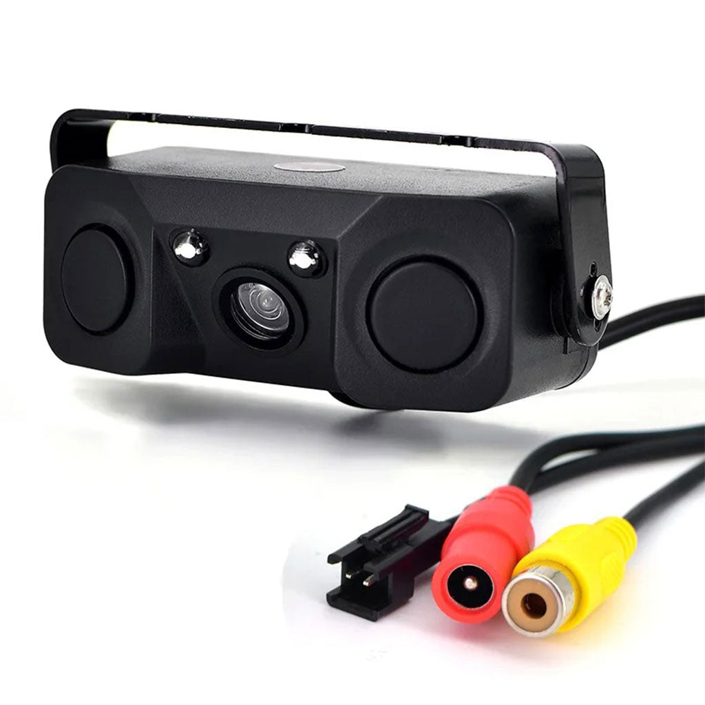 Kit de caméra de recule avec double capteur de de stationnement – كاميرة خلفية مع رادارات خلفية - تنزوت