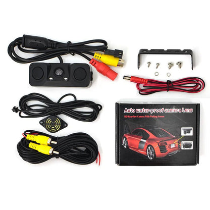 Kit de caméra de recule avec double capteur de de stationnement – كاميرة خلفية مع رادارات خلفية - تنزوت