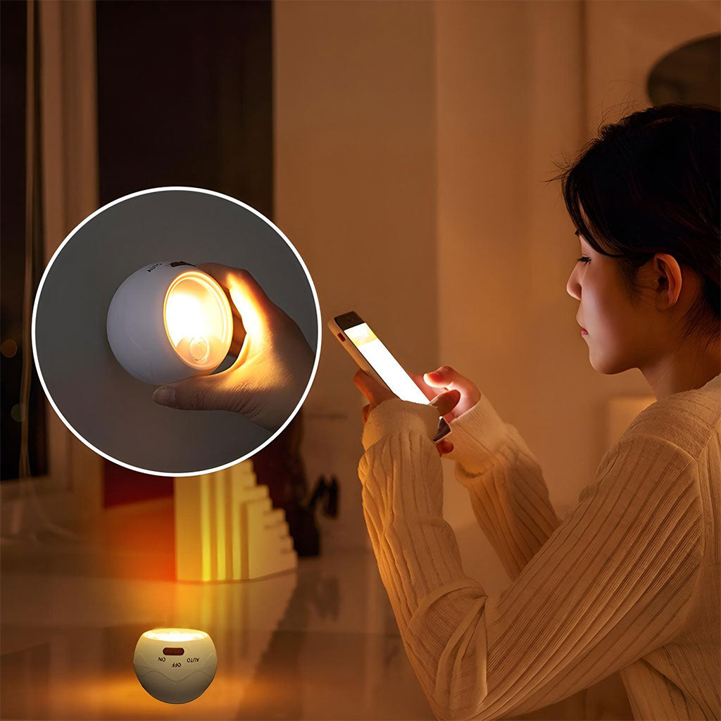 Pack 2 Lampe COB à détecteur de mouvement portable à 360 ° تنزوت