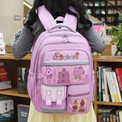 Sac-Dos-Enfant-Kawaii-Capybara-Mauve-حقيبة-ظهر-للأطفال-بنفسجي.png