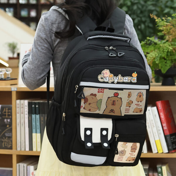 Sac-Dos-Enfant-Kawaii-Capybara-Noir-حقيبة-ظهر-للأطفال-سوداء.png