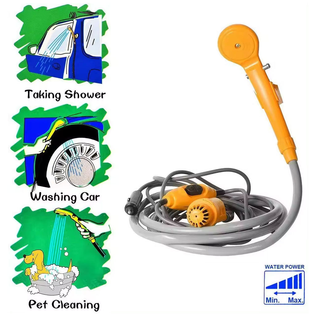 Douche Extérieure Portable Pour Camping et Voiture DC 12 V - تنزوت