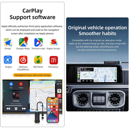 Adaptateur USB CarPlay Sans Fil pour Voitures - جهاز ميديا ذكي للسيارات تنزوت