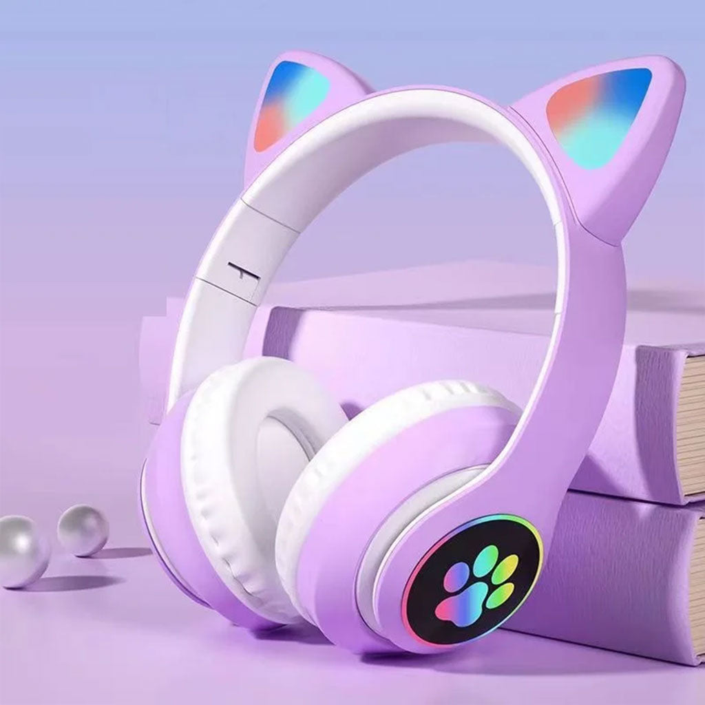 Casque Bluetooth Sans Fil Oreilles de Chat XY-231 - تنزوت