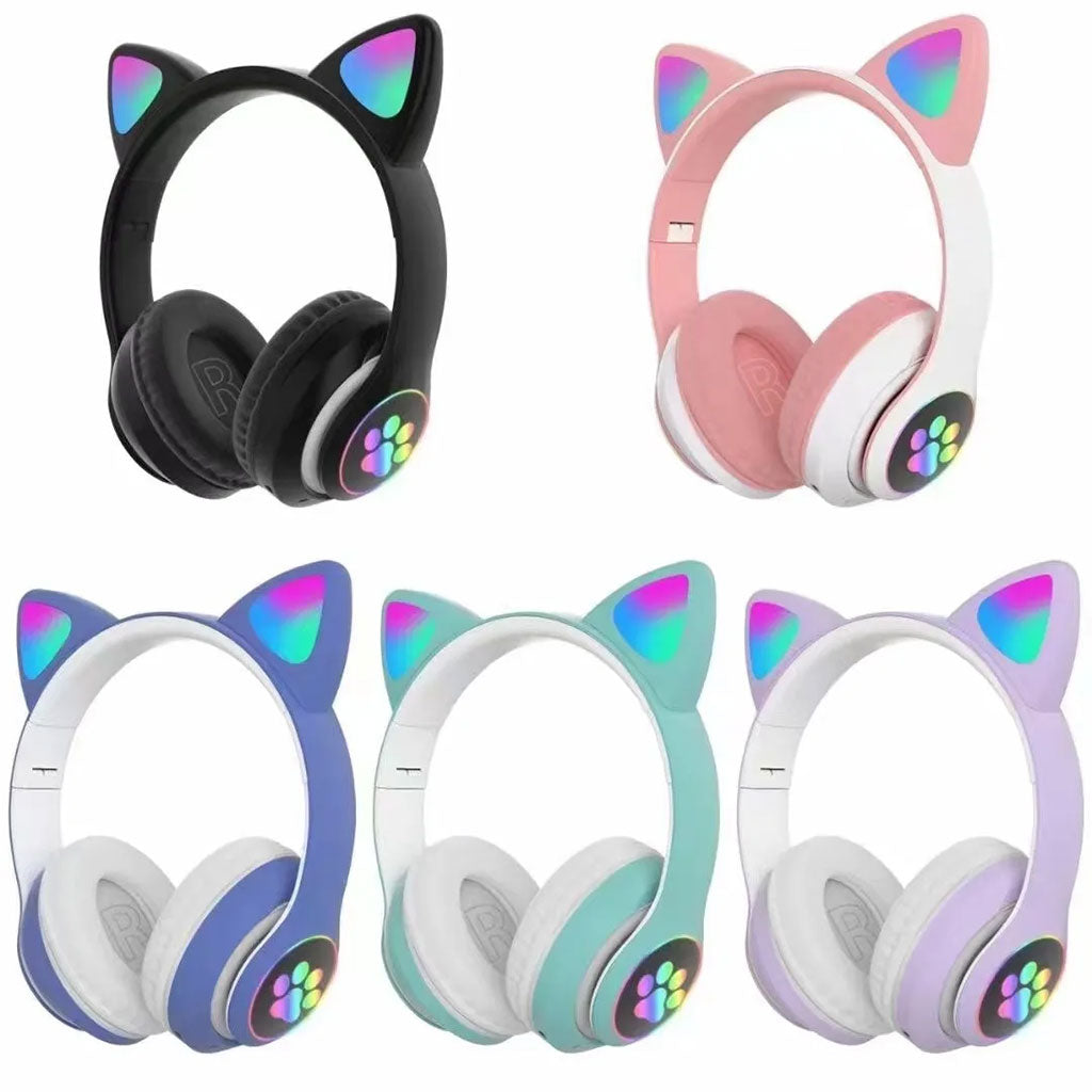 Casque Bluetooth Sans Fil Oreilles de Chat XY-231 - تنزوت