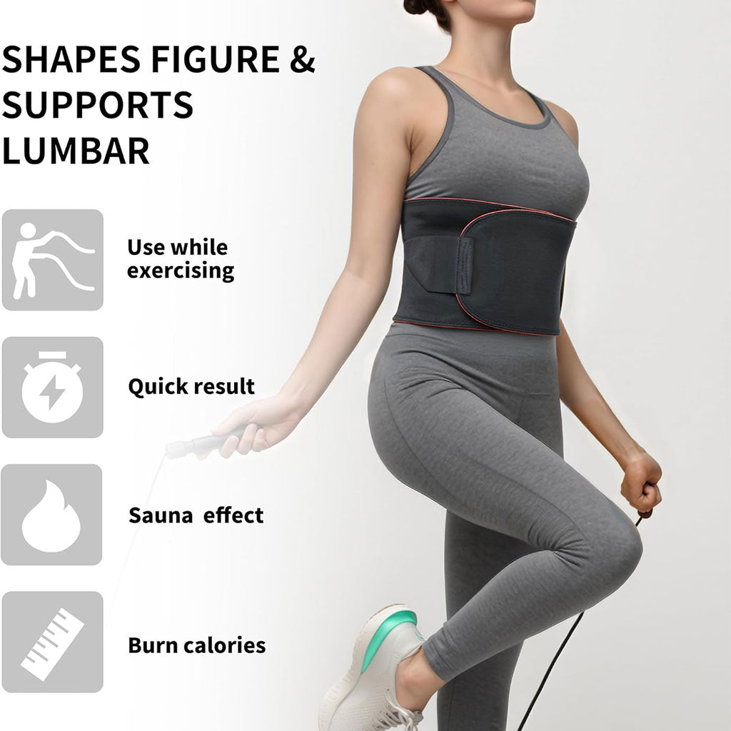 Ceinture de sudation pour Homme et Femme avec Poche Extérieure – حزام تنحيف تنزوت