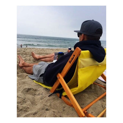 Chaise de Plage Réglable en 3 Positions Avec Poche Arrière تنزوت