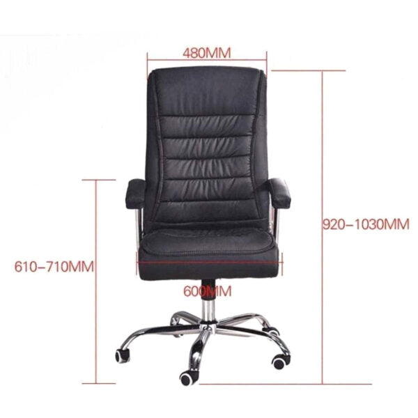 Chaise de Bureau Présidentiel LUXE avec base pivotante et ressorts ensachés – كرسي مكتب مريح وجودة عالية تنزوت