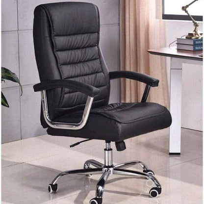 Chaise de Bureau Présidentiel LUXE avec base pivotante et ressorts ensachés – كرسي مكتب مريح وجودة عالية تنزوت