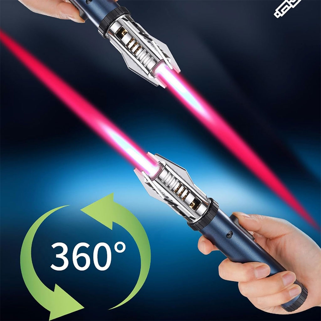 Briquet à flamme droite très puissant coupe-vent – موقد نار محمول تنزوت