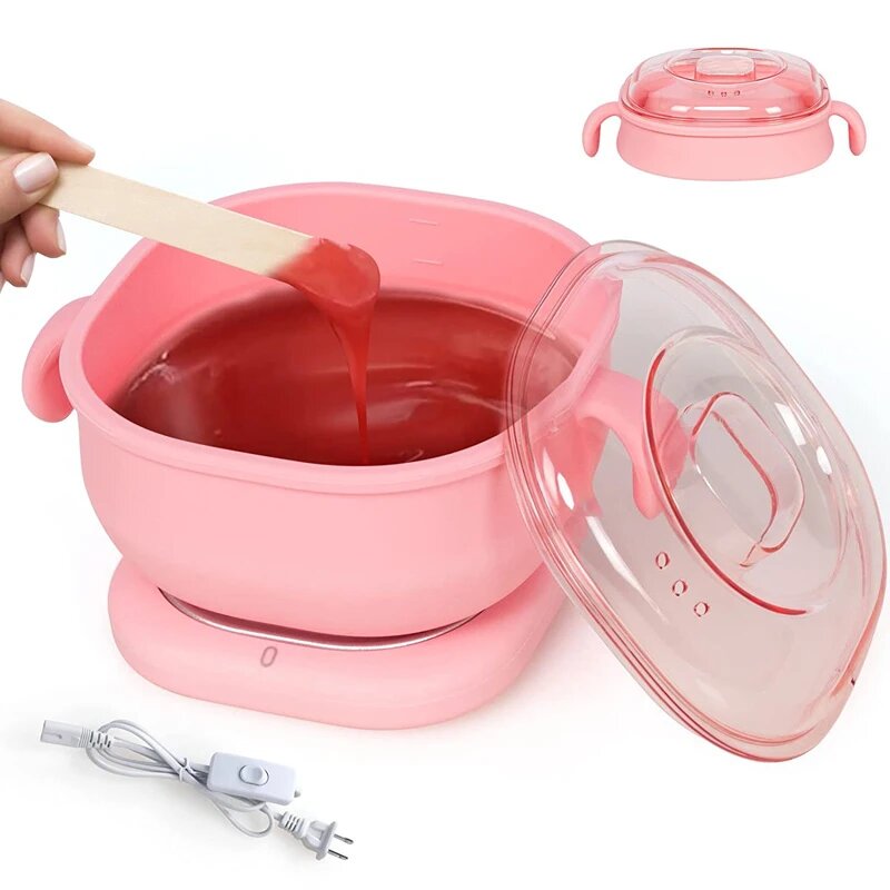 Chauffe-Cire Portable Pliable en Silicone 400ml تنزوت