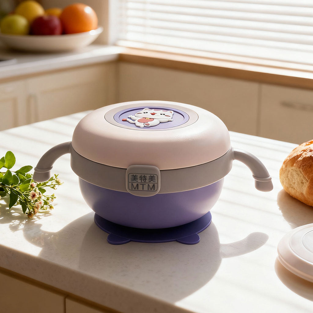Boîte à Manger pour Enfants avec Couvercle Illustré Design Ludique – علبة حفظ الطعام للأطفال - تنزوت