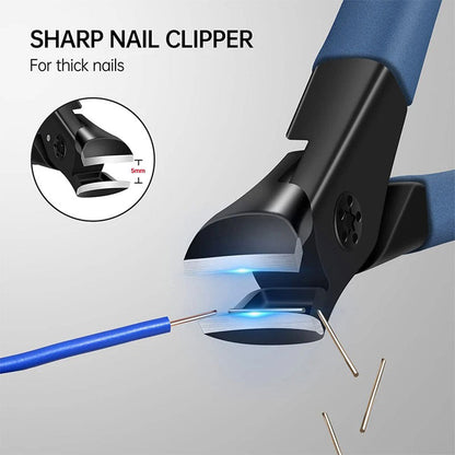 Coupe-ongles courbés en acier inoxydable pour ongles épais – مقص أظافر بتصميم منحني للأظافر السميكة تنزوت
