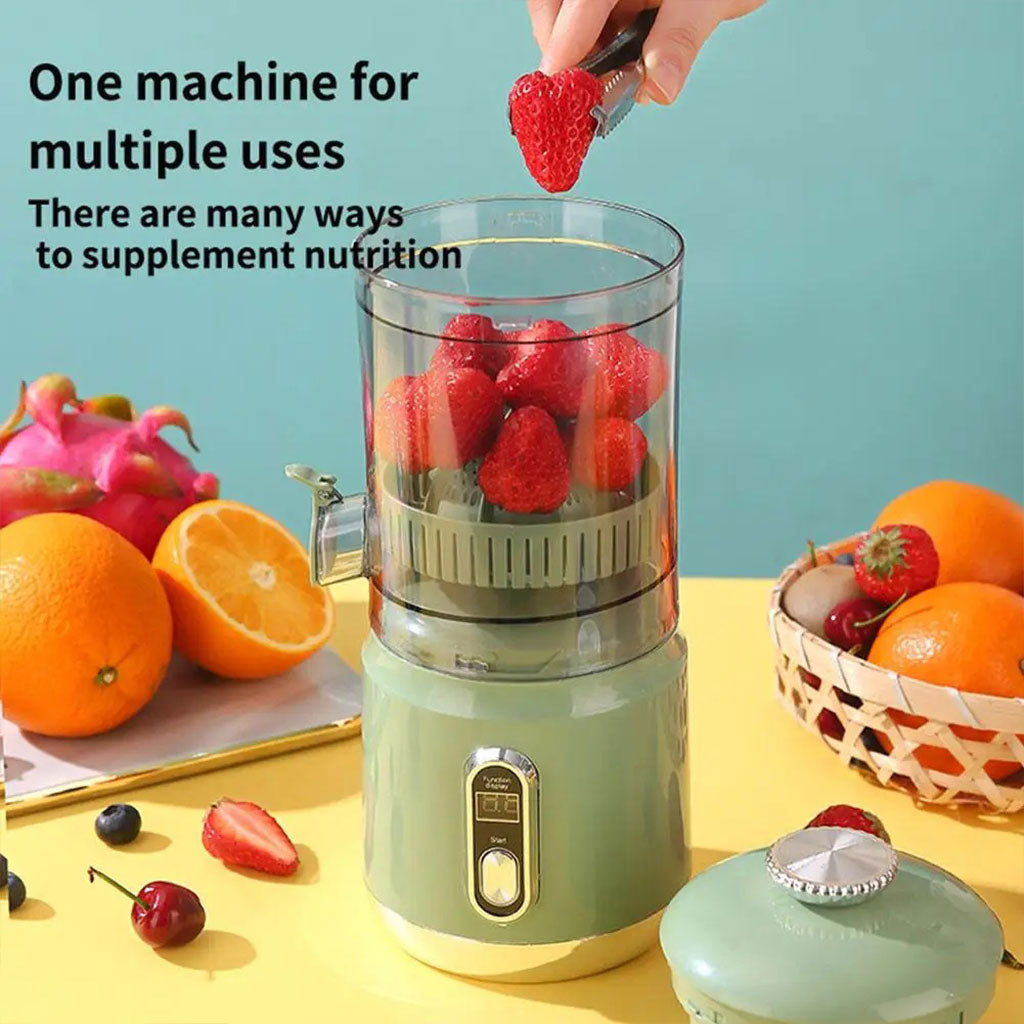 Presse Agrumes Electrique Portable 600 ml Rechargeable Moteur Silencieux – عصارة حمضيات محمولة وقابلة للشحن تنزوت