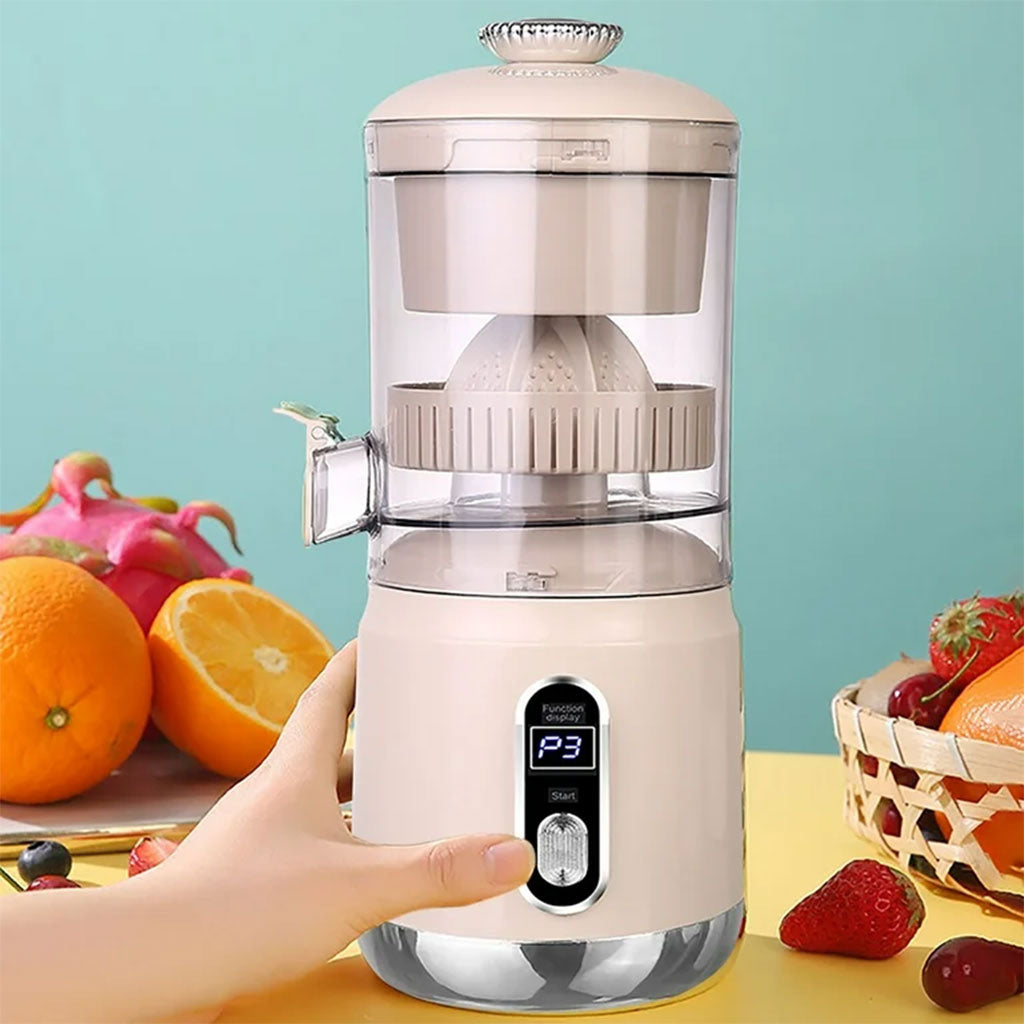 Presse Agrumes Electrique Portable 600 ml Rechargeable Moteur Silencieux – عصارة حمضيات محمولة وقابلة للشحن تنزوت
