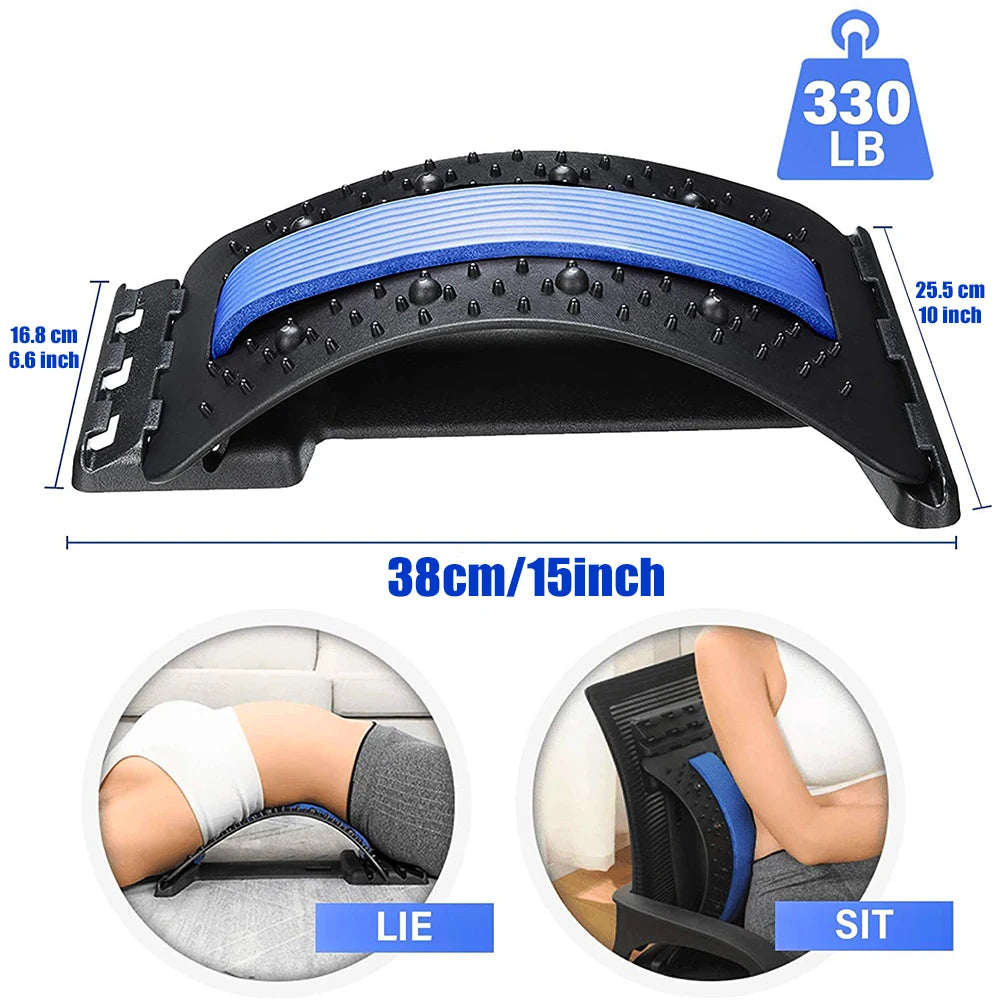 Civière de support lombaire pour massage du dos, planche vertébrale, muscle inférieur et supérieur, instituts oto pour hernie discale تنزوت