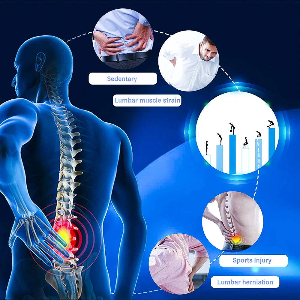 Civière de support lombaire pour massage du dos, planche vertébrale, muscle inférieur et supérieur, instituts oto pour hernie discale تنزوت