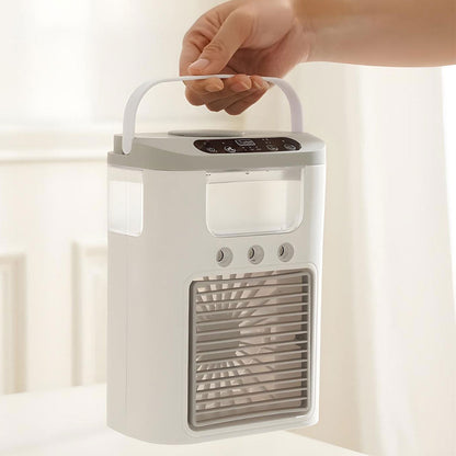 Climatiseur Portable et Refroidisseur d’air brumisateur – مبرد محمول ومعطر جو 2في1 تنزوت