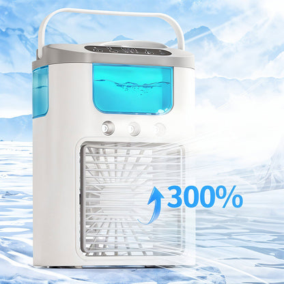 Climatiseur Portable et Refroidisseur d’air brumisateur – مبرد محمول ومعطر جو 2في1 تنزوت