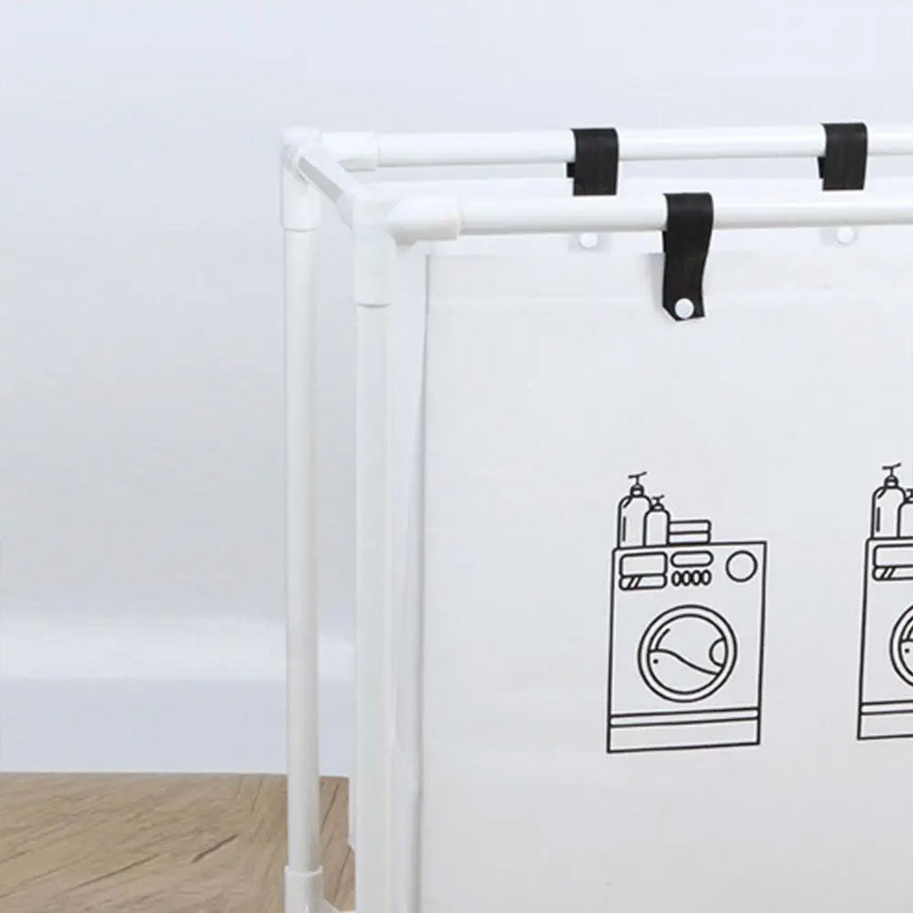 Panier à linge sur roulettes pour vêtements sales en salle de bain – سلة تجميع الملابس الغسيل تنزوت