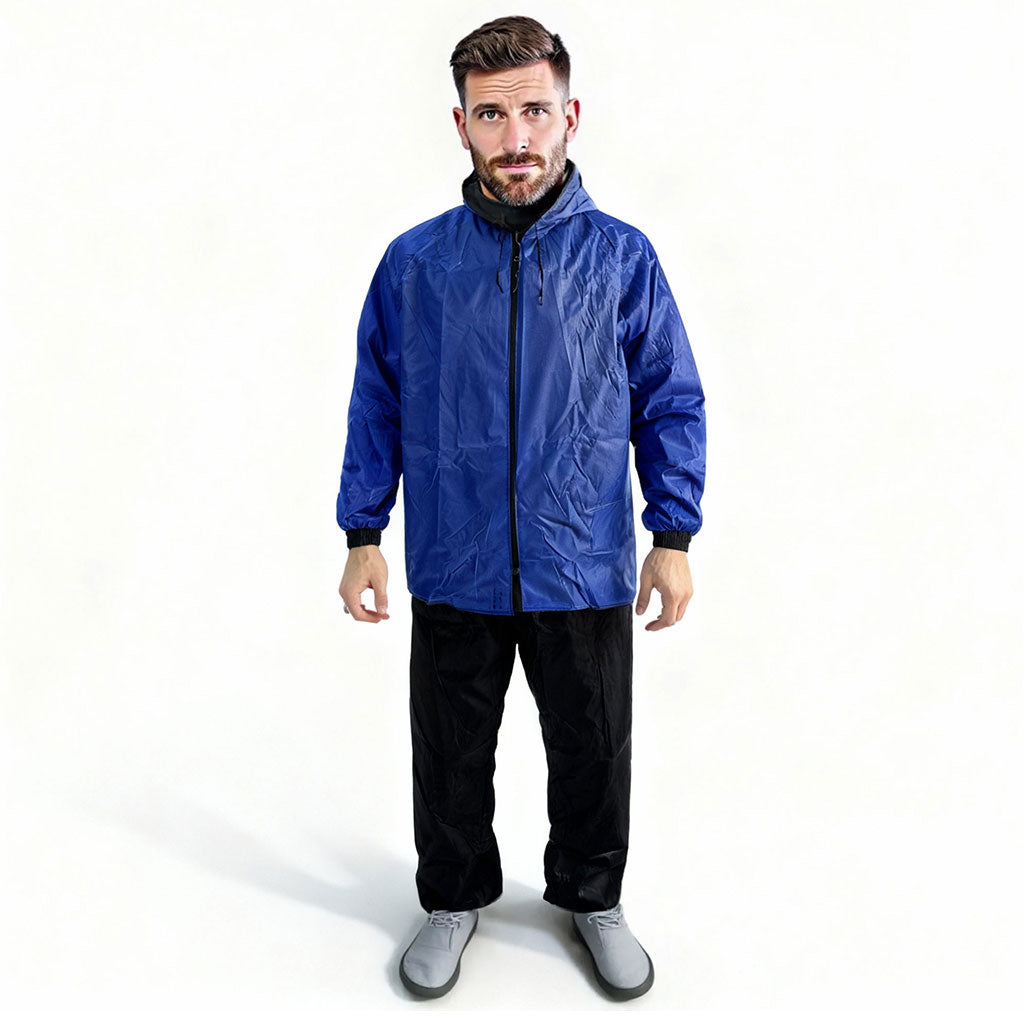 Ensemble De Pluie Imperméable Veste Et Pantalon avec Doublure Intérieure V2 – بدلة مقاومة للماء سميكة - تنزوت