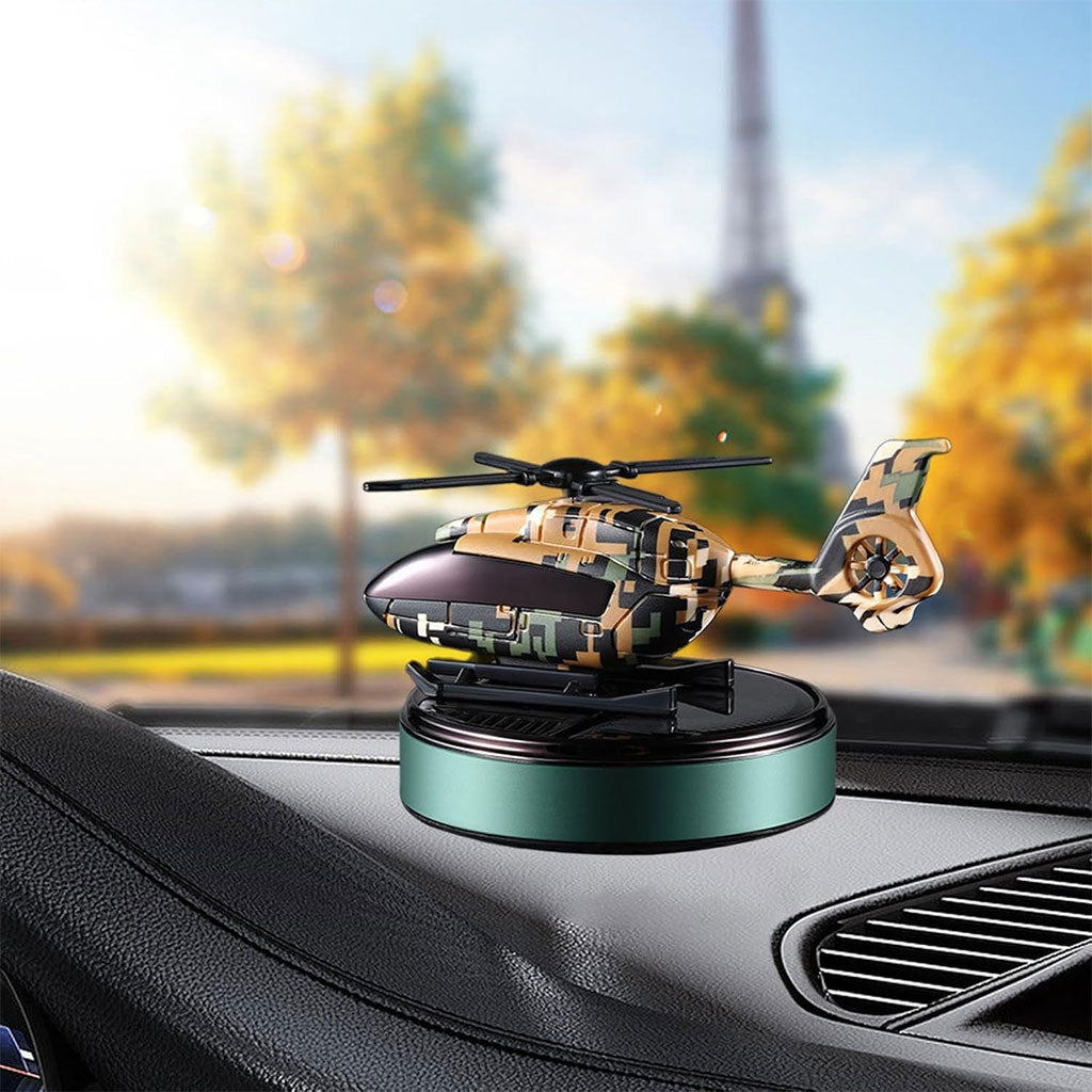 Diffuseur d’aromathérapie Solaire Décoration Style Avion Camouflage – موزع العطر في السيارة - تنزوت