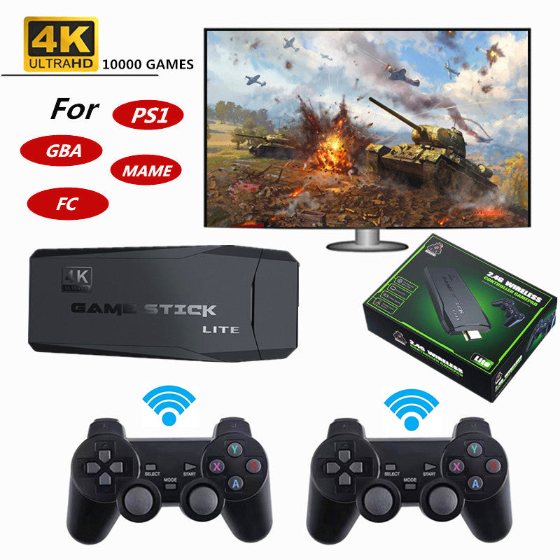 Console de jeu vidéo rétro avec 10000 jeux intégrés +2 manette sans fil 4K HDMI تنزوت