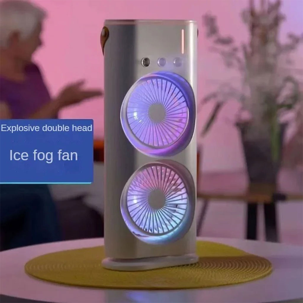 Refroidisseur Portable à Double Ventilateur – جهاز تبريد محمول تنزوت