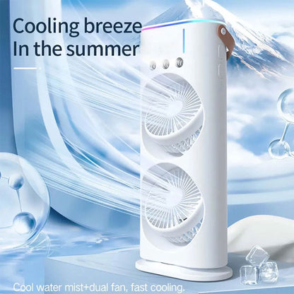 Refroidisseur Portable à Double Ventilateur – جهاز تبريد محمول تنزوت