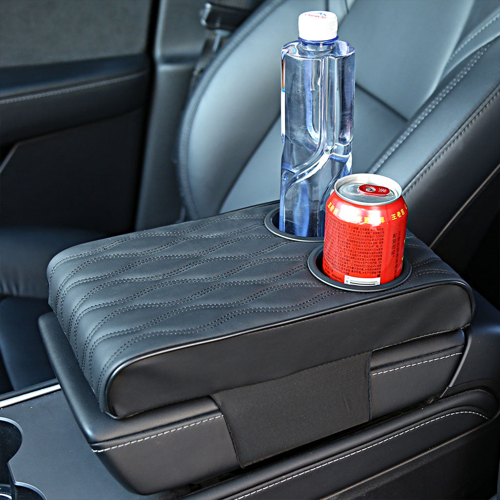Housse d’accoudoir de voiture avec porte-gobelet تنزوت