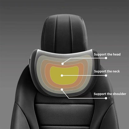 PACK 2 Coussin pour Appuie Tête de Voiture en Tissue Memory Foam – وسادة رأس في السيارة تنزوت