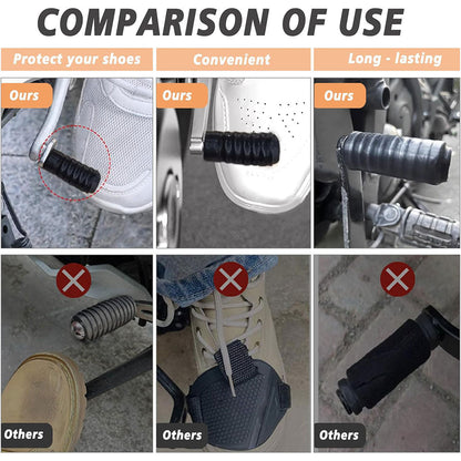 Protège Chaussures pour Moto en Caoutchouc Durable – أداة حماية الأحذية لسائقي الدراجات - تنزوت