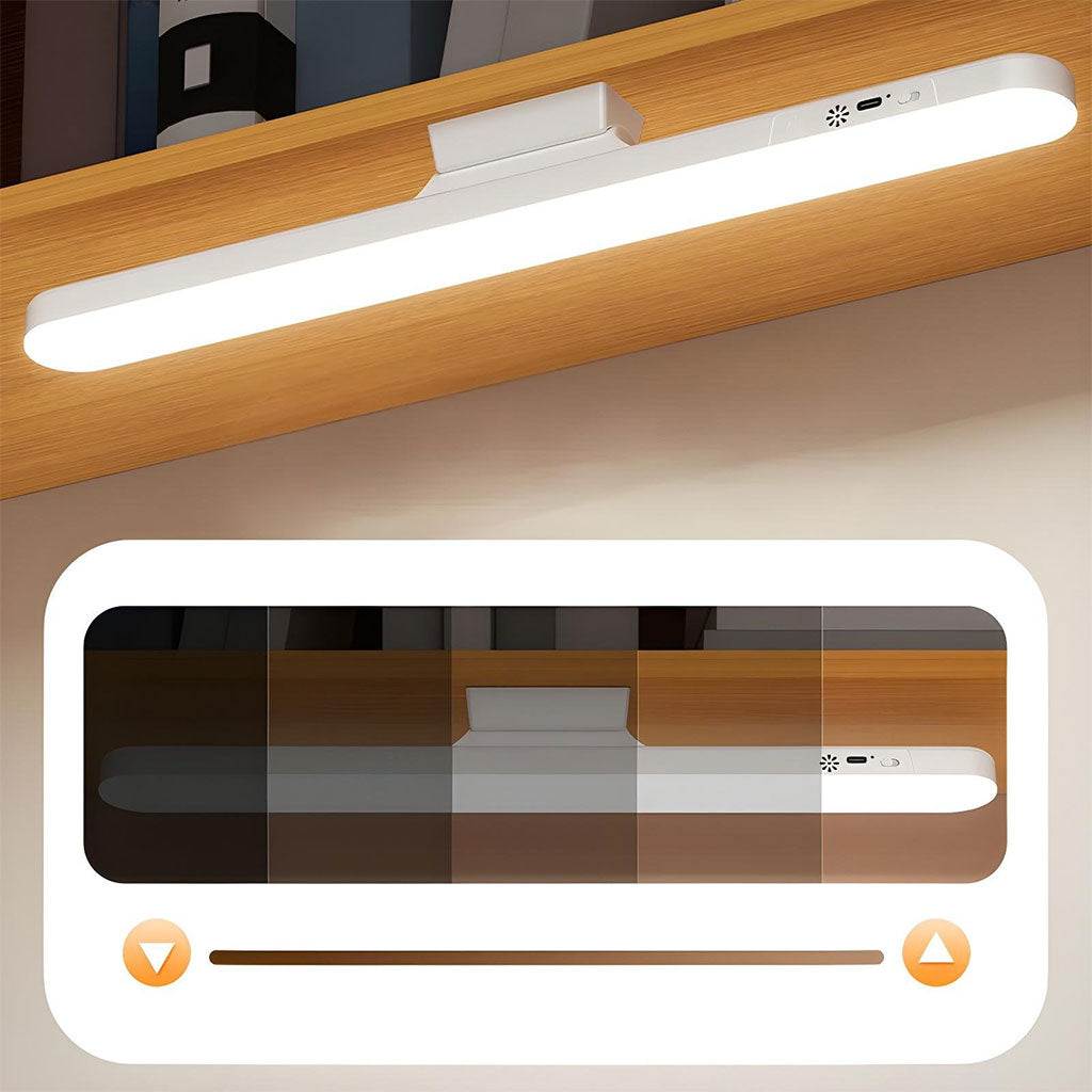 Barre lumineuse LED rechargeable tactile avec 3 modes de couleurs et minuterie GM – مصباح مغناطيسي قابل للتثبيت في عدة أماكن تنزوت