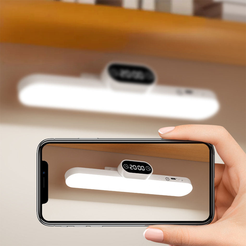 Barre lumineuse LED rechargeable tactile avec 3 modes de couleurs et minuterie PM – مصباح مغناطيسي قابل للتثبيت في عدة أماكن تنزوت