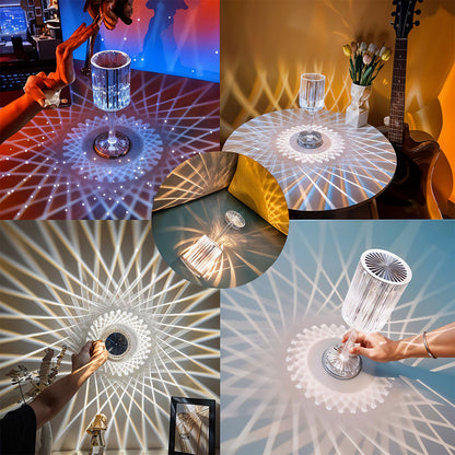 Lampe Cristal LED avec Haut-Parleur Bluetooth – مكبر صوت ومصباح كريستالي تنزوت