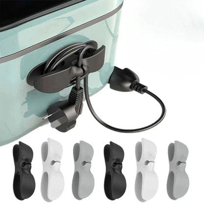 Support Enrouleur de Câble 6Pcs Facile à Installer – مثبت ومنظم كابلات تنزوت