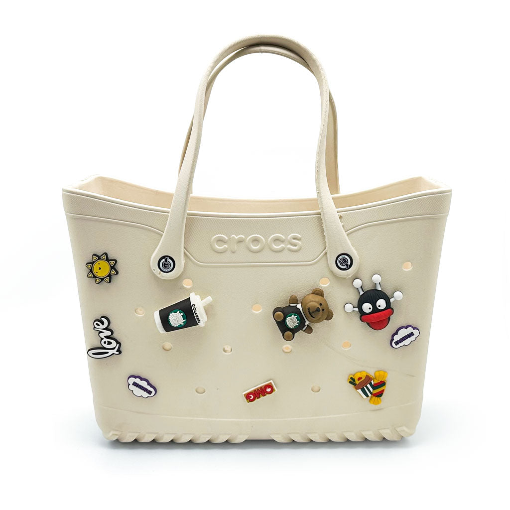 Crocs Sac fourre-tout de plage pour femmes imperméable – حقيبة نسائية للنزهات تنزوت