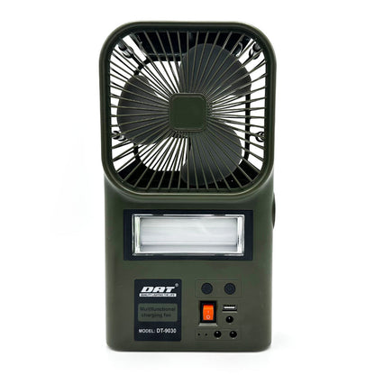 Kit Ventilateur et Lampe avec Panneau Solaire Multifonctionnel DT-9030 – طقم مروحة ومصباح متعدد الإستعمالات تنزوت