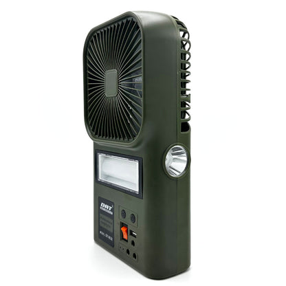Kit Ventilateur et Lampe avec Panneau Solaire Multifonctionnel DT-9030 – طقم مروحة ومصباح متعدد الإستعمالات تنزوت