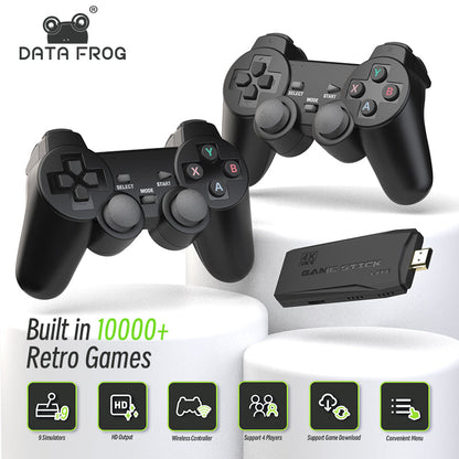 Console de jeu vidéo rétro avec 10000 jeux intégrés +2 manette sans fil 4K HDMI تنزوت