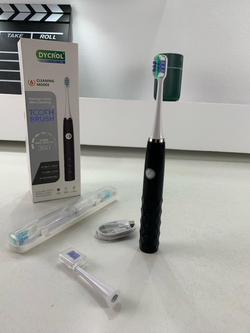Brosse à dents électrique sonique 6 modes réglables avec 4 têtes – فرشاة أسنان تنزوت