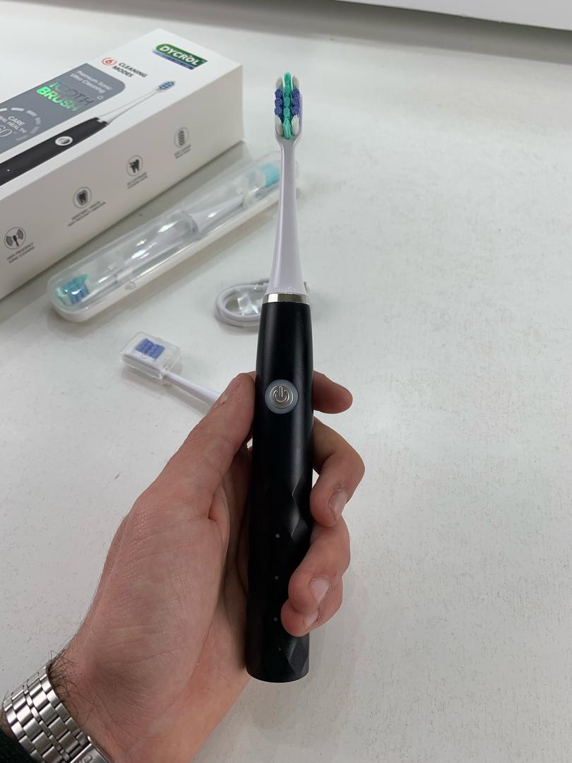 Brosse à dents électrique sonique 6 modes réglables avec 4 têtes – فرشاة أسنان تنزوت