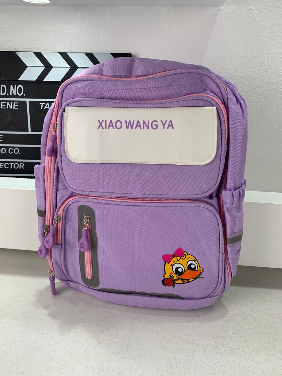 Sac à Dos Scolaire Orthopédique pour Enfants Xiao Wang Ya Mauve – محفظة مدرسية للأطفال بنفسجي تنزوت