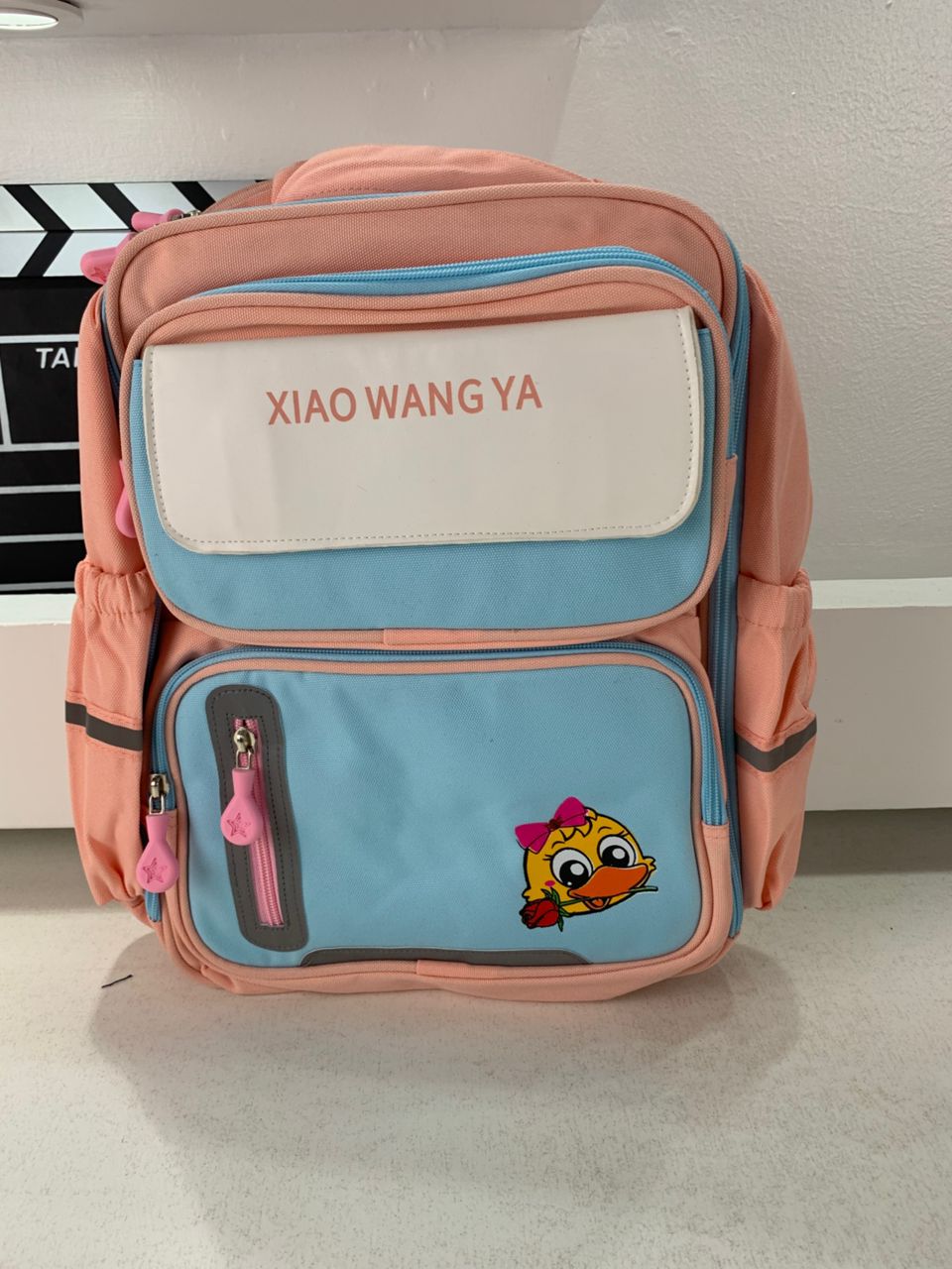 Sac à Dos Scolaire Orthopédique pour Enfants Xiao Wang Ya Rose- محفظة مدرسية للأطفال وردي تنزوت
